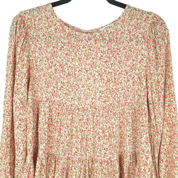 AEO American Eagle Breezy Spring Boho Tunic in Floral, Size Small, ECU - Picture 12 of 16